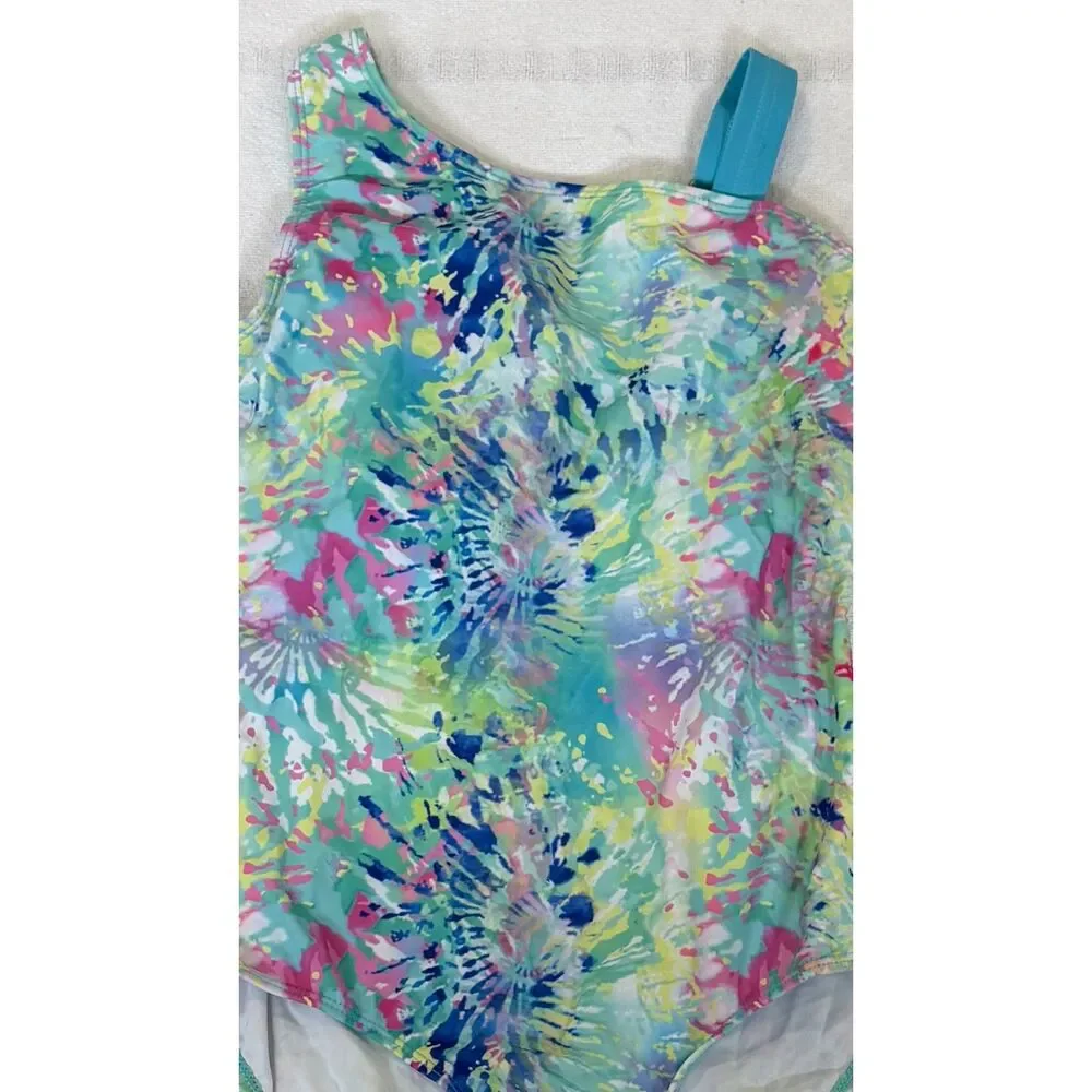 Tie Dye Junior Size One Piece Swimsuit Size 15/16 NWT